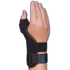 Medical Specialties Thumb Support Black, 1/EA