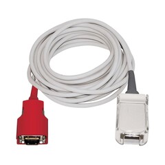 Masimo Corporation SpO2 Patient Cable LNCS Series 10 Foot, Red, 20-Pin For Rainbow Set Device, 1/EA