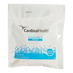 Cardinal Health Instant Cold Pack Cardinal Health General Purpose X-Small 5 X 5-1/2 Inch Plastic / Ammonium Nitrate / Water Disposable, 50/CS