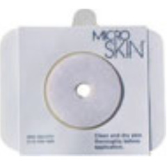 Cymed Colostomy Barrier MicroSkin Pre-Cut Hydrocolloid Universal Flange 2-Piece 1 Inch Stoma, 5/PK