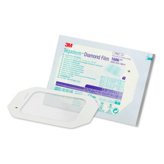 3M Transparent Film Dressing 3M Tegaderm Rectangle 4 X 4-3/4 Inch Frame Style Delivery Without Label Sterile