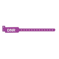 Precision Dynamic Identification Wristband with Shield Sentry&reg; Superband&reg; Alert Bands&reg; Alert Band Permanent Snap DNR, 500/BX