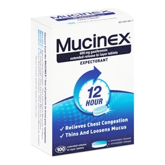 Mucinex Cold and Cough Relief Mucinex® 600 mg Strength Extended Release ...