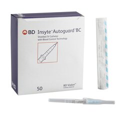 BD Peripheral IV Catheter Insyte Autoguard BC 22 Gauge 1