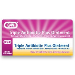 G & W First Aid Antibiotic with Pain Relief G & W&reg; Ointment 30 Gram Tube