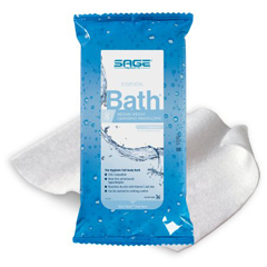 MON746638PK - Sage Products - Bath Wipe Essential Bath Soft Pack Aloe 8 per Pack