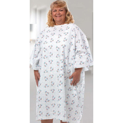 Fashion Seal Patient Exam Gown Up to 5X-Large Raindrops Print Reusable, 1/EA