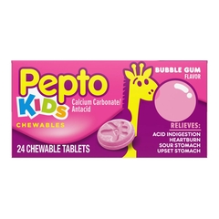 Procter & Gamble Anti-Diarrheal Children's Pepto&reg; 400 mg Strength Chewable Tablet 24 per Box