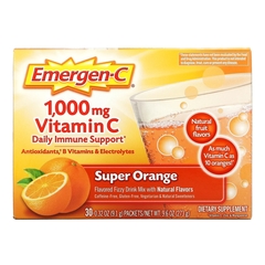 Pfizer Oral Supplement Emergen-C Super Orange 0.3 oz. Individual Packet Powder, 30 EA/BX