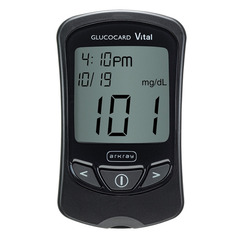 Arkray Blood Glucose Meter Kit On Call&reg; Express 4 Seconds Stores Up To 300 Results No coding, 4/BX, 6BX/CS