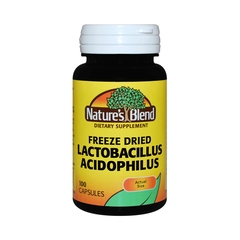 National Vitamin Company Probiotic Dietary Supplement Nature's Blend 100 per Bottle Capsule