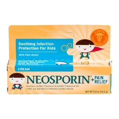 Johnson & Johnson Neosporin&reg;+Pain Relief Kid's Antibiotic Cream 0.5 oz.