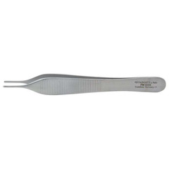 Integra LifeSciences Dressing Forceps Padgett&reg; Adson 4-3/4 Inch Length Surgical Grade Stainless Steel NonSterile NonLocking Thumb Handle Straight Delicate, Smooth Tips