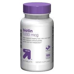 Continental Vitamin Company Biotin Supplement 1000 mcg Strength Tablet 100 per Bottle
