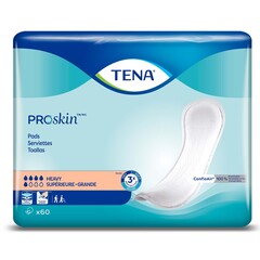 Essity Bladder Control Pad TENA ProSkin™ Heavy 12 Inch Length Heavy Absorbency Dry-Fast Core™ One Size Fits Most