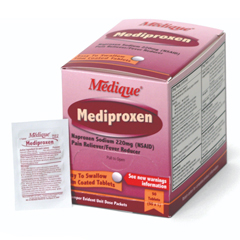 Medique Products Pain Relief Mediproxen 220 mg Strength Naproxen Sodium Tablet 50 per Box
