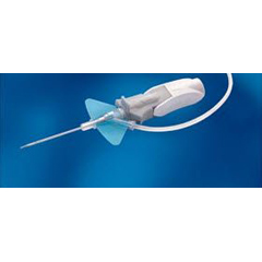 BD Closed IV Catheter Nexiva™ Diffusics™ 24 Gauge 3/4 Inch Vialon Biomaterial Winged Hub