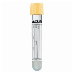 Greiner Bio-One VACUETTE&reg; Z Serum Sep Clot Activator Venous Blood Collection Tube Clot Activator / Separator Gel Additive 3.5 mL Pull Cap Polyethylene Terephthalate (PET) Tube, 1200/CS