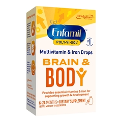 Mead Johnson Nutrition Enfamil Poly Vi Sol&reg; Multivitamin Drops with Iron - 50 mL Bottle, 1500 IU Strength