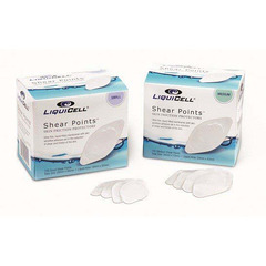 Birchwood Laboratories Adhesive Dressing LiquiCellShear Points 28 X 56 mm Plastic Oval White NonSterile, 1200/CS