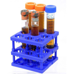 United Products & Instruments Tube Cube Rack UNICO 9 Place 8 to 16 mm Tube Size Blue 2-2/3 X 2-7/8 X 2-7/8 Inch, 1/EA