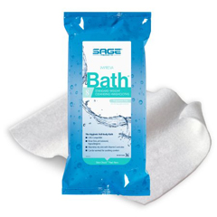 MON474779PK - Sage Products - Impreva Bath® Wipes, Soft Pack, Aloe, Unscented, 8/PK