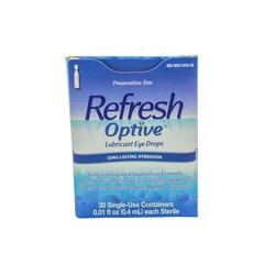 Allergan Pharmaceutical Lubricant Eye Drops Refresh Optive 4 mL, 30 EA/BX