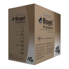 Molnlycke Healthcare Surgical Glove Biogel&reg; PI OrthoPro&reg; Size 6.5 Sterile Polyisoprene Standard Cuff Length Micro-Textured Brown Not Chemo Approved, 160/CS