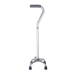 Apex-Carex Offset Cane Carex Aluminum 28 to 37 Inch Height Silver