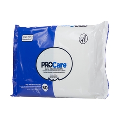 First Quality ProCare&reg; Aloe/Vitamin-E Scented Personal Wipes, Soft Pack, 50 EA/PK