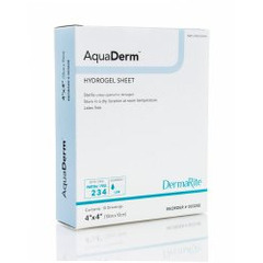 Dermarite Hydrogel Sheet AquaDerm™ 4 X 4 Inch Square Sterile