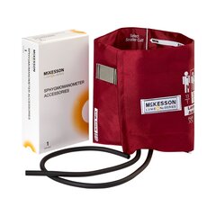 McKesson Cuff, 2-Tube Bladder Large Adult 13.3 to 19.6 Inch Limb Circumference Nylon