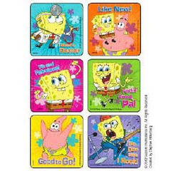 Medibadge Disney&reg; 75 per Pack SpongeBob - Doctor Visit Medical Sticker 2-1/2 Inch, 1/EA