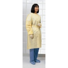 Cardinal Health Isolation Gown X-Large Spunbonded Polypropylene Yellow Adult, 10EA/PK 10PK/CS