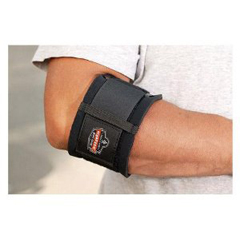 Ergodyne Elbow Support ProFlex 500 Medium (10 to 11 Inch) Strap with Hook and Loop Closure Tennis Elbow Elbow 10 to 11 Inch Black