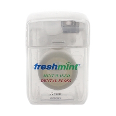 New World Imports Dental Floss Freshmint 12 Yard Mint Flavor, 12 EA/PK