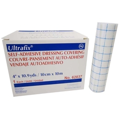 Derma Sciences Dressing Retention Tape Ultrafix&reg; Skin Friendly NonWoven 4 Inch X 11 Yard White NonSterile