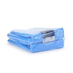 Halyard QUICK CHECK* H600 Sterilization Wrap White / Blue 45 X 45 Inch Dual Layer SMS Polypropylene Steam / EO Gas / Hydrogen Peroxide, 48/CS