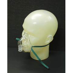 MON312537EA - Salter Labs - Aerosol Mask Under The Chin, Elongated One Size Fits Most Adjustable Elastic Head Strap