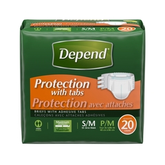 Kimberly Clark Professional Depend&reg; Protection with Tabs - Small/Medium