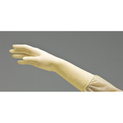 Innovative Healthcare Corporation Surgical Glove DermAssist Size 7 Sterile Pair Latex Extended Cuff Length Bisque Ivory Not Chemo Approved, 200 EA/CS