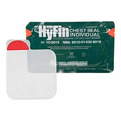 North American Rescue Chest Wound Seal HyFin Individual 1 X 6 X 6 Inch 1 per Pack NonSterile, 1 Each