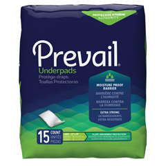 MON769154CS - First Quality - Prevail® Fluff Underpad - Clear Bag, 120/CS