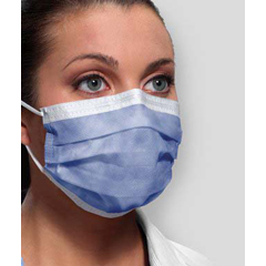 SPS Medical Supply Procedure Mask Isofluid™ ASTM Level 1 Earloops One Size Fits Most, 50/BX