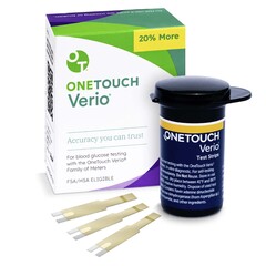 Lifescan Blood Glucose Test Strips OneTouch&reg; Verio&reg; 50 Strips per Pack, 50/BX
