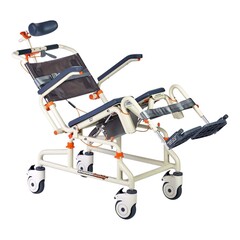 Performance Health Specialty Commode / Shower Chair Removable Arms Aluminum Frame With Backrest 18 Inch Seat Width 350 lbs. Weight Capacity, 1/EA
