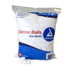 Dynarex Cotton Ball Large Cotton NonSterile, 2000/CS