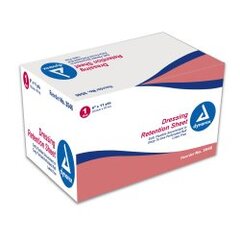 Dynarex Water Resistant Dressing Retention Tape without Liner Dynarex&reg; White 6 Inch X 11 Yard Nonwoven / Adhesive NonSterile, 5/CS