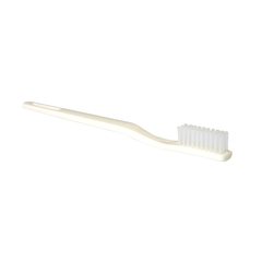 Dynarex Bulk Disposable Adult Toothbrushes, Ivory, Individually Wrapped, 144 EA/BX, 10 BX/CS