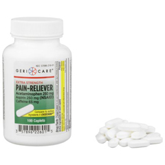 MON868383BT - Geri-Care - Pain Relief 250 mg / 250 mg / 65 mg Strength Caplet 100 per Bottle (226-01)